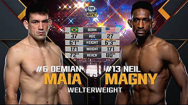 FREE FIGHT: DEMIAN MAIA VS NEIL MAGNY