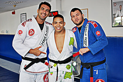 RONNIE MANN GETS HIS BLACK BELT FROM BRAULIO