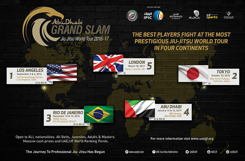 UAEJJ ANNOUNCES 2016/17 GRAND SLAM TOUR DATES