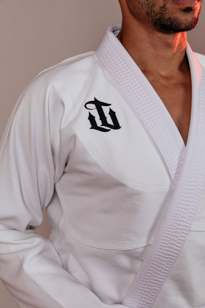 Alpha Jiu Jitsu Gi White (Men's, Women's & Kid's) - War Tribe