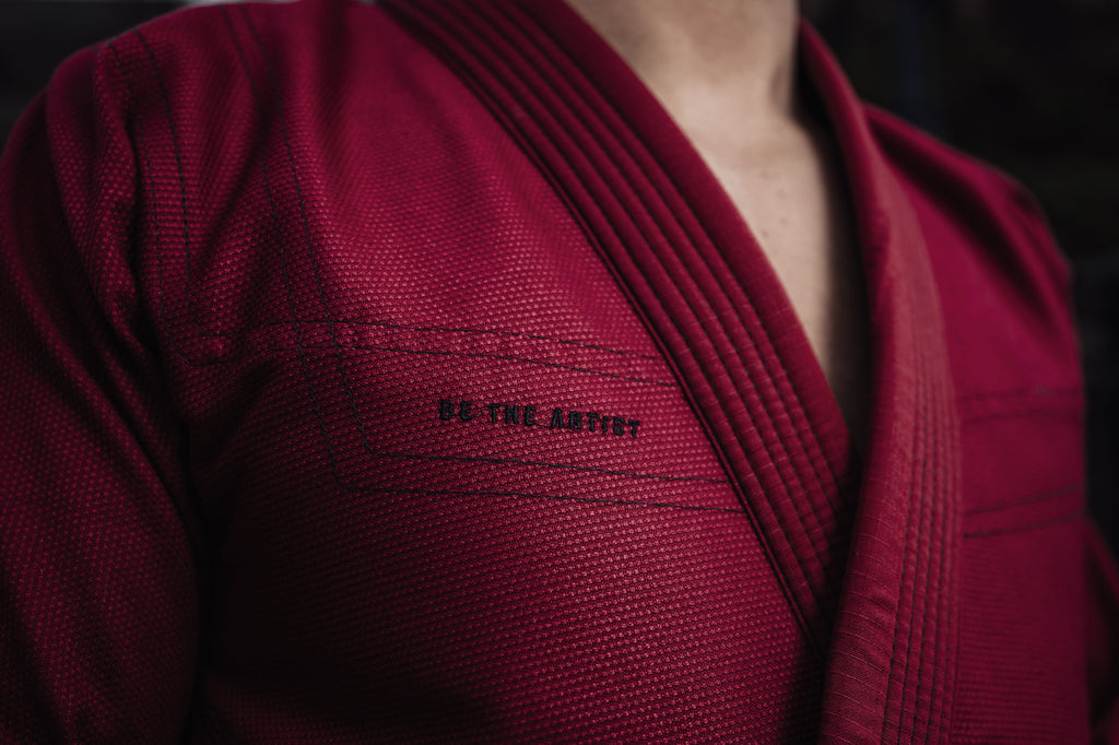 Spectrum Maroon Jiu Jitsu Gi - War Tribe