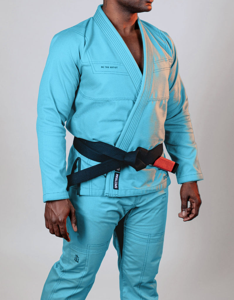 Kid's Spectrum Sky Blue Jiu Jitsu Gi - War Tribe