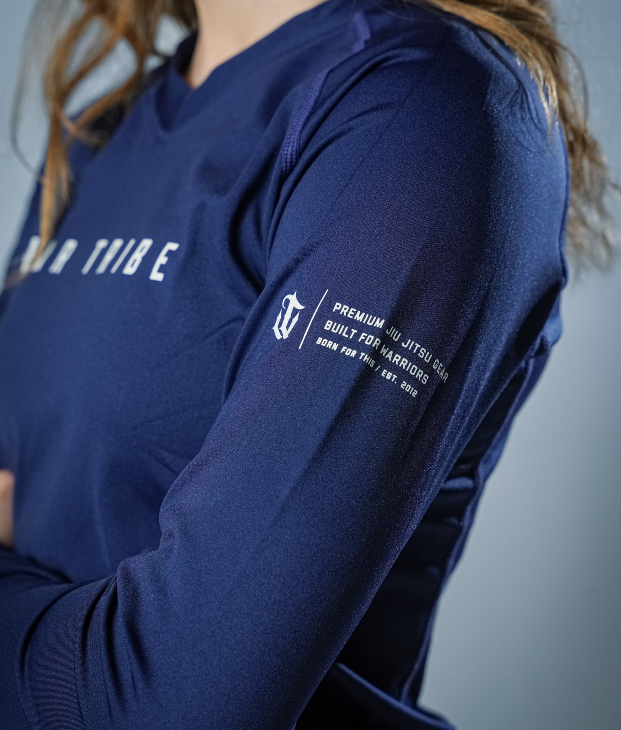 Navy Rashguard Tribe Women's Navy Rash Guard