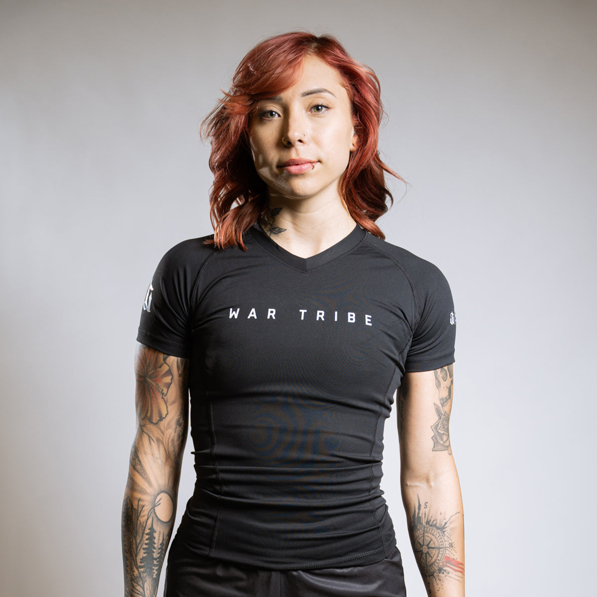 Tribe Women's V-Neck Rash Guard | War Tribe